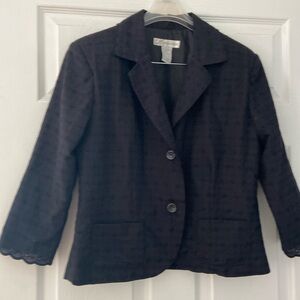 dress barn black light blazer